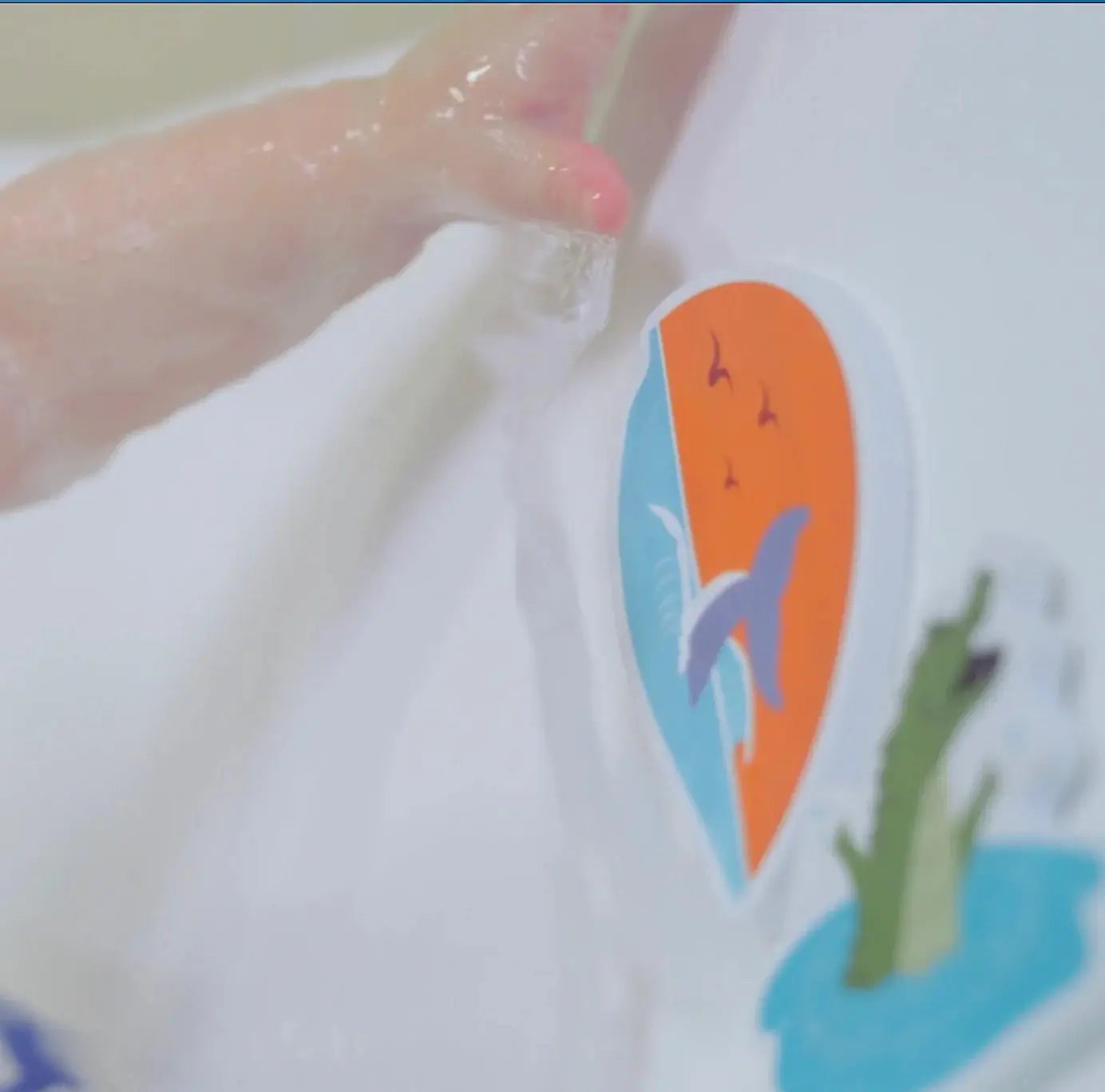 Splash with Mizzie - Bade-Sticker Mizzie The Kangaroo