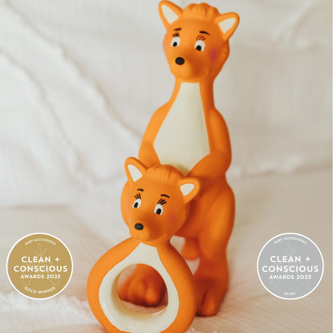 Beißring Naturkautschuk Mizzie und Mini Mizzie