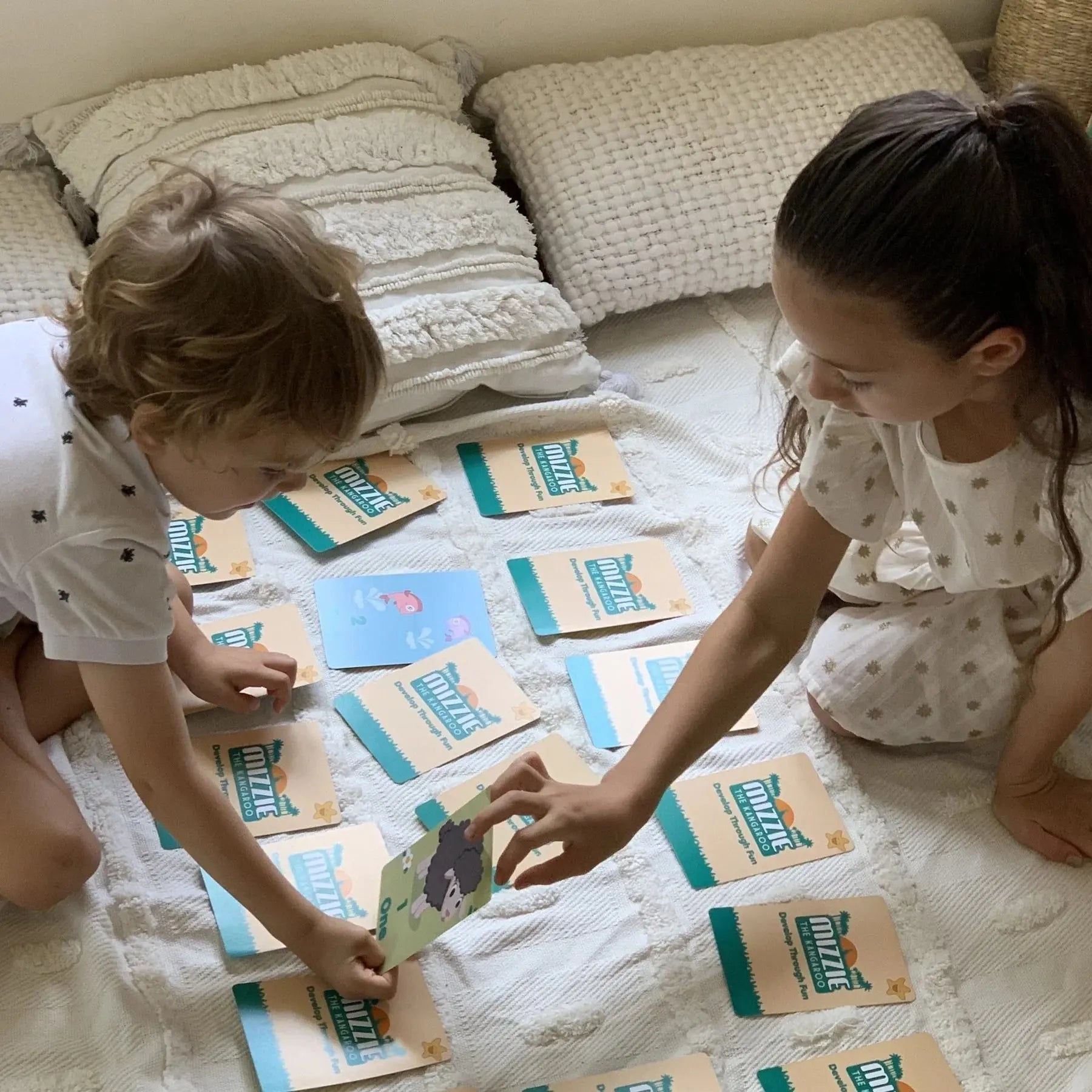 Mizzie Memory Match 4-In-1 Flash Card Game Set Mizzie The Kangaroo