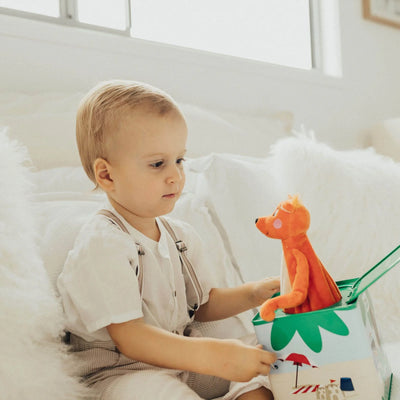 🎵 Spielerisch lernen mit Musik – fördert Motorik, Geduld & Verständnis für Ursache und Wirkung.