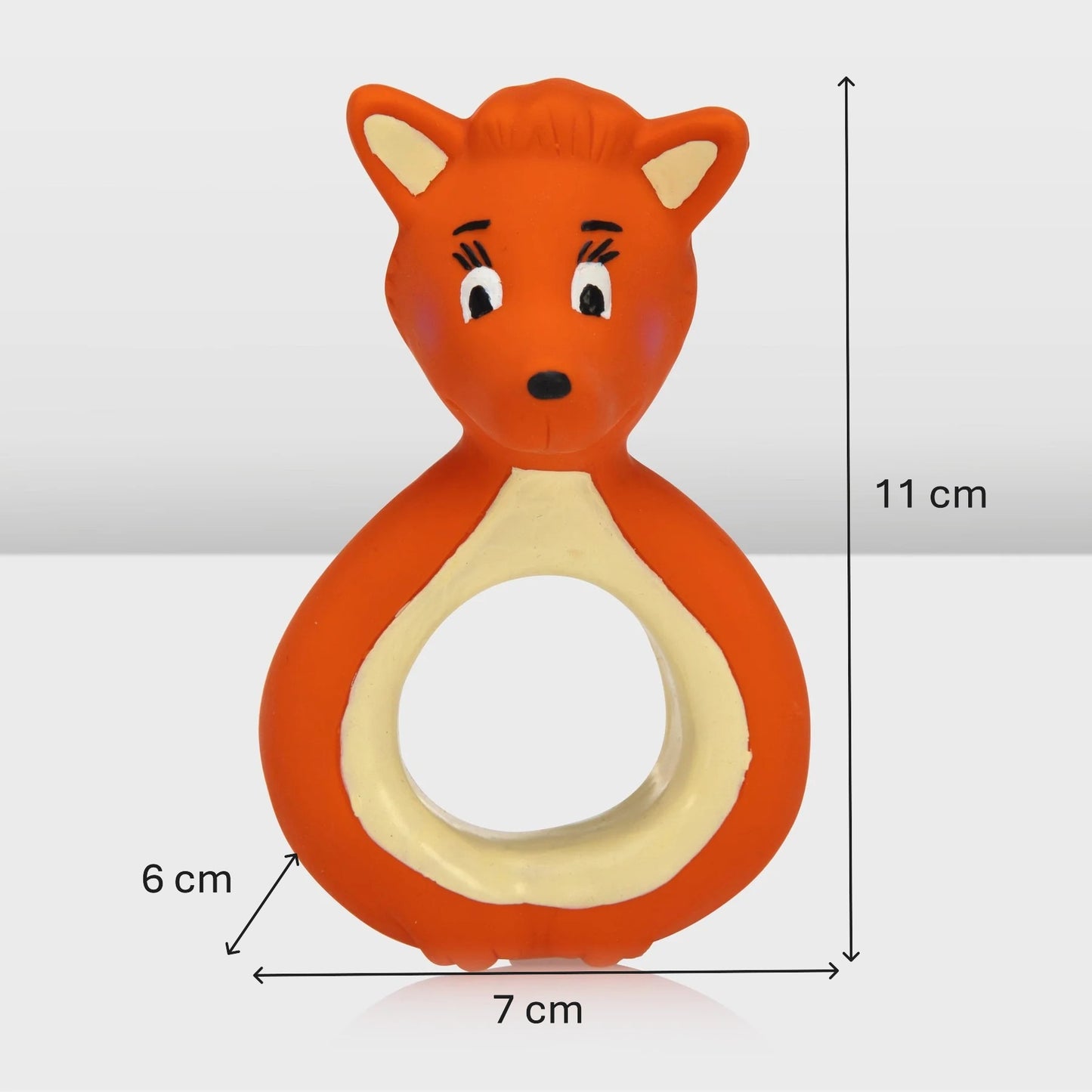 Mizzie Starter-Set: Beißring aus Naturkautschuk + Mini Mizzie (Baby Geschenk) Mizzie The Kangaroo